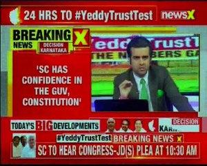 'Natak' in Karnataka Three Judge bench is going to hear Congress' plea tomorrow