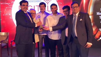 Nara Lokesh Receives Award For 'Digital Leader Of The Year'