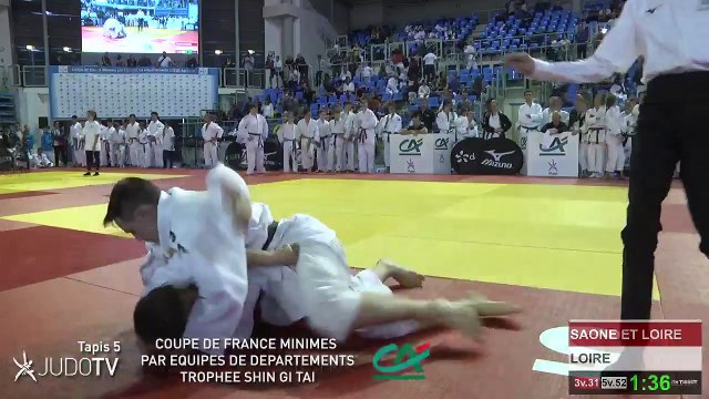 TAPIS 5 - COUPE DE FRANCE MINIMES PAR EQUIPES DE DEPARTEMENTS TROPHEE SHIN GI TAI CREDIT AGRICOLE 2018 - LIVE 6 (224)