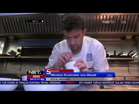 Nikolaos Koulousias Adalah juru Masak Yang Terpilih Di Royal Wedding 2018 -NET5