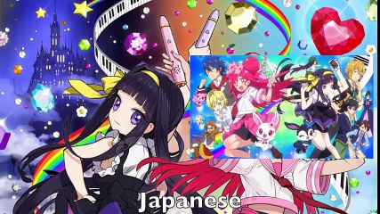 Lady Jewelpet Opening Multilanguage Comparison