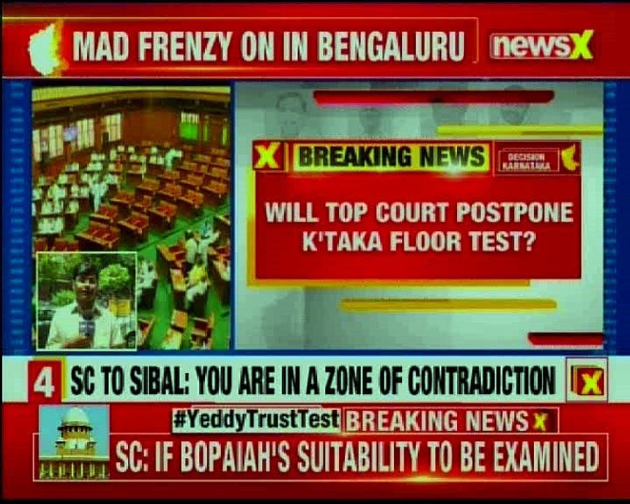 Sibal presses for floor test today in SC; will...
