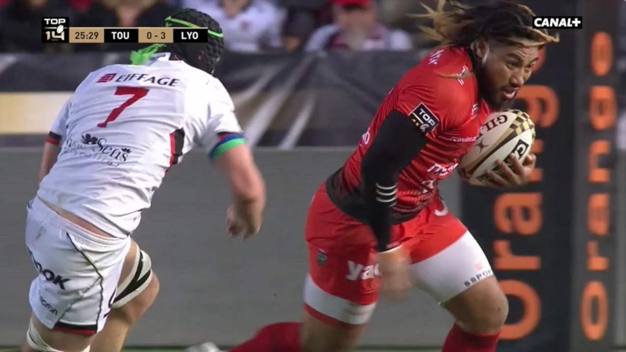 Ma'a Nonu impérial lors du match de barrage face à Lyon