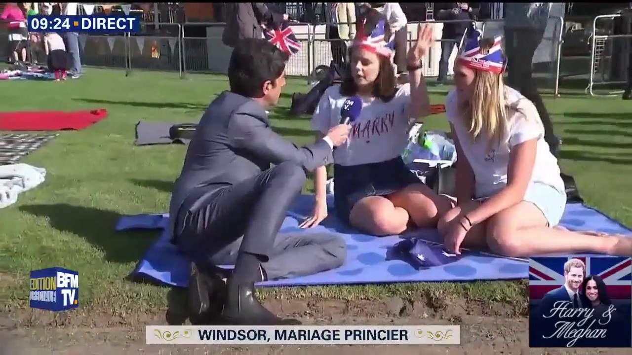 Mariage princier : Harry et Meghan "sont sublimes", lancent des fans #RoyalWedding