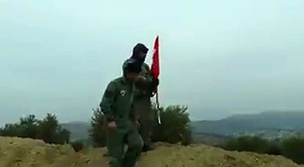 Raco'ya Türk bayrağını dikip ezan okudular