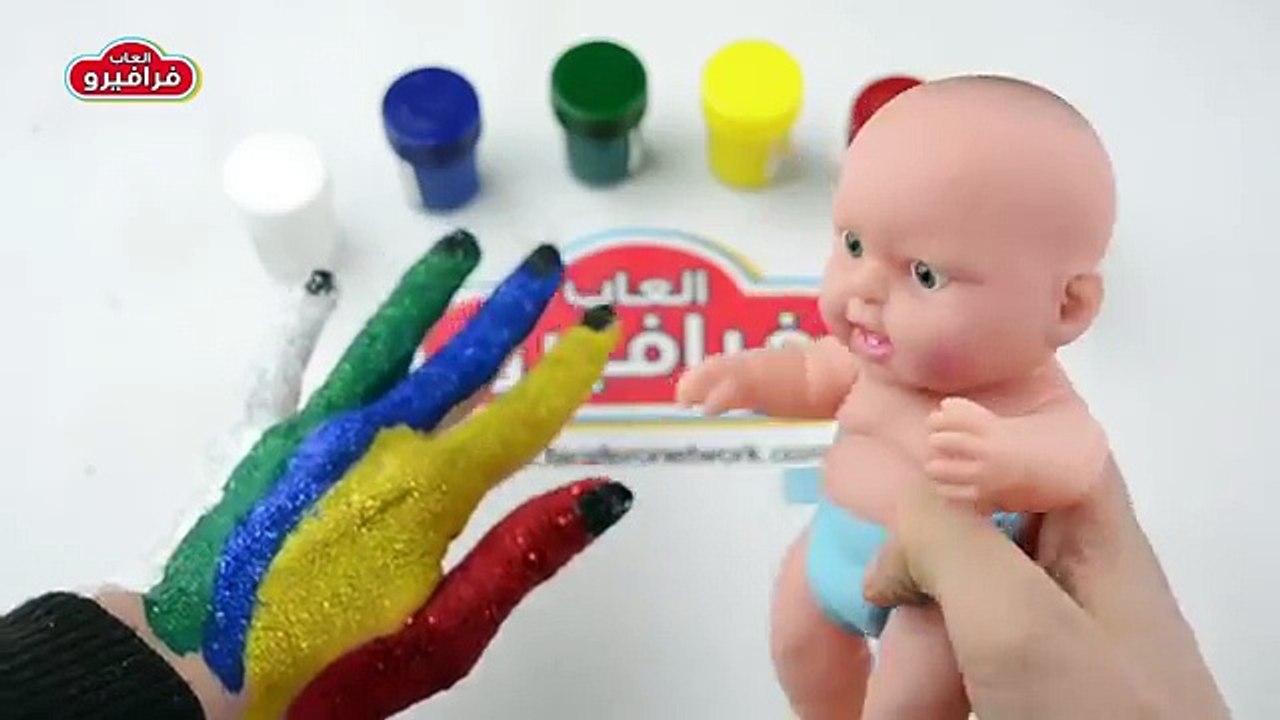 العاب تعليمية و تعليم الاطفال الألوان باللغتين العربية والانجليزية مع اغنية الالوان للاطفال بالعربي