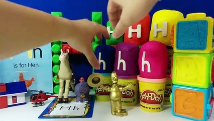 Learn The Letter H with ABC Surprise Eggs - Word and Name Starting with H: Hulk Han Solo