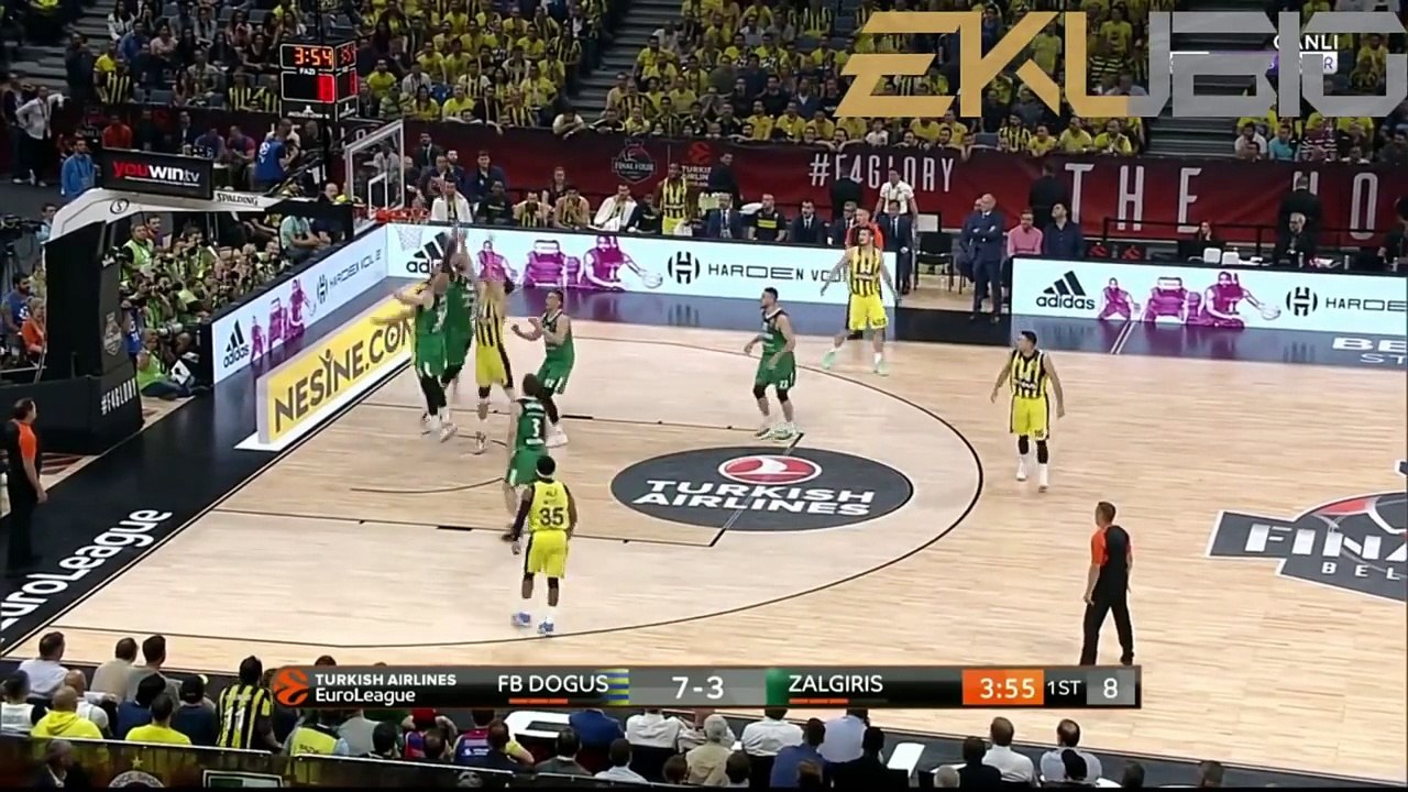 YENİ BİR DESTAN DAHA FENERBAHÇE DOĞUŞ 76 - 67 ZALGİRİS KAUNAS FULL MAÇ İLK YARI
