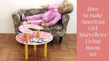 DIY American Girl Doll Maryellens Living Room Set