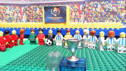 Copa America Final 2016 ( Argentina - Chile 2-4 ) Film in Lego Football Highlights ( Centenario )