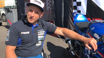 Stéphane Paulus, pilote handisport moto