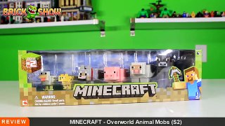 Minecraft Overworld Animal Mob Pack Action Figure Review