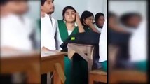 Students Kissing In Class Room