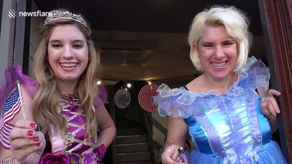 American fans soak up atmosphere at Royal wedding