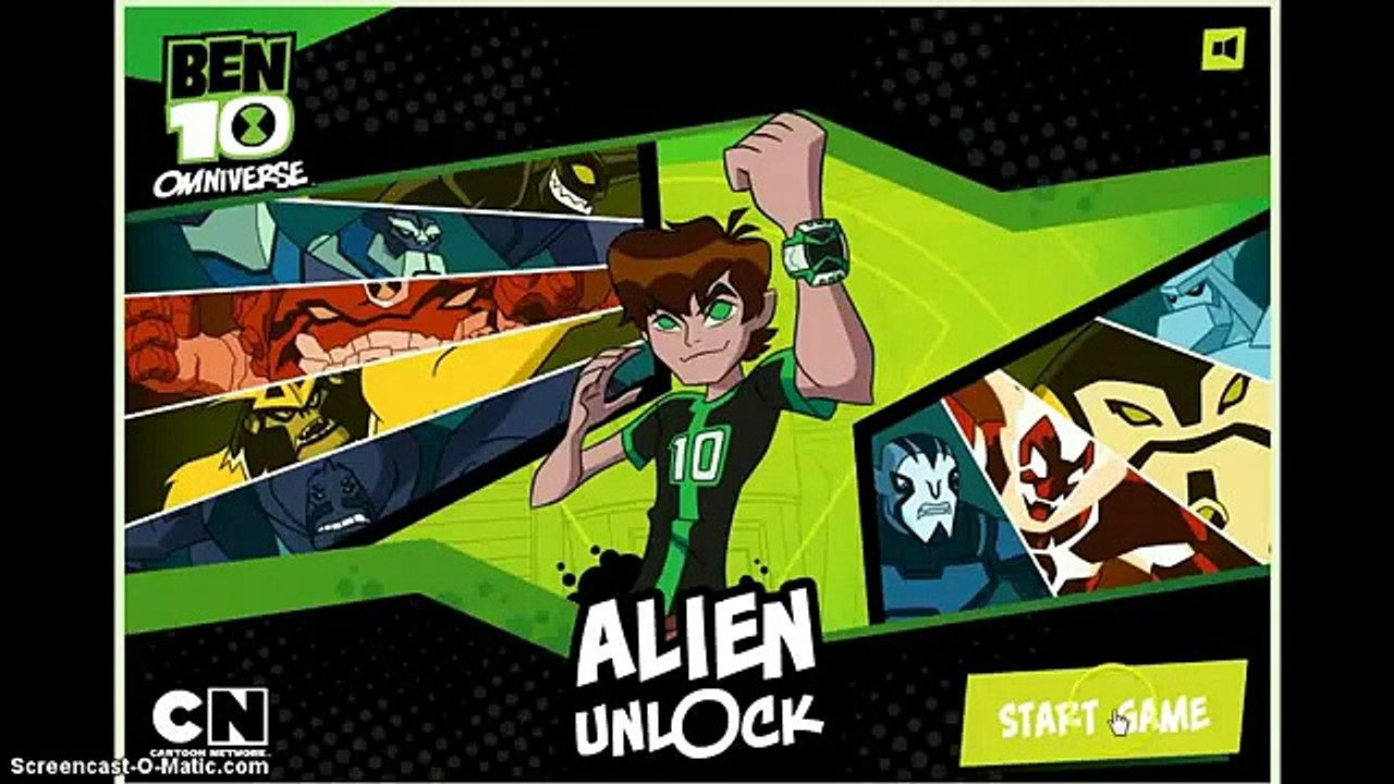 BEN 10 OMNIVERSE ALIEN UNLOCK