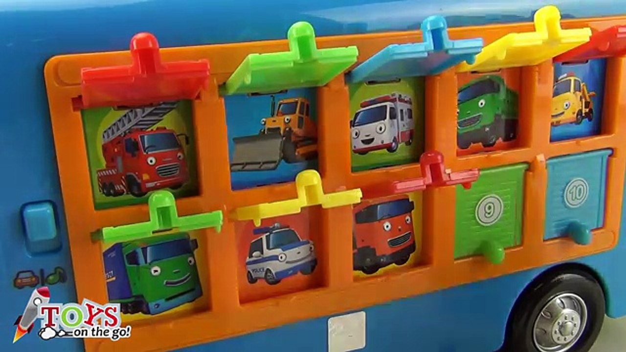 TAYO Autobús con ividades y Huevos Sorpresa Pop Up Bus