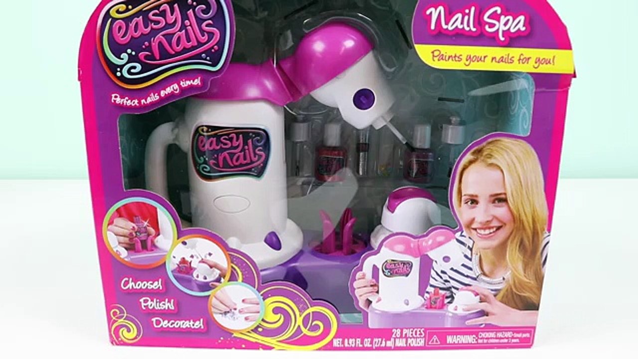 Easy Nails Nail Spa, Tutorial, Kids Toy Review