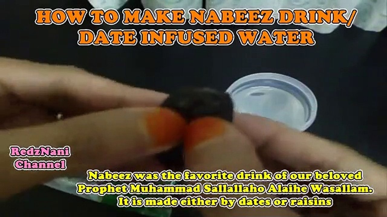 How To Make Nabeez Drink (Date Infused Water) _ Famous Drink For Suhoor