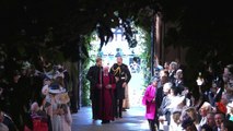 Royal Wedding: Prince Harry and William arrive at chapel