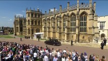 Queen, Prince Charles and Doria Ragland arrive for wedding