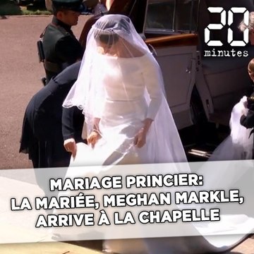 Mariage princier: La mariée, Meghan Markle, arrive à la chapelle Saint-Georges