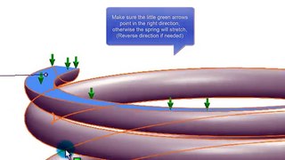 SolidWorks Tutorial: Helical Spring Force Simulation