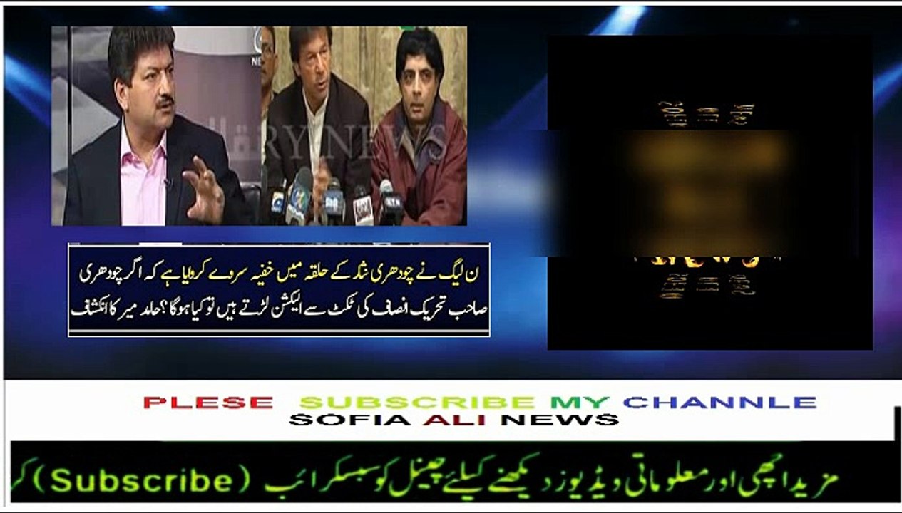 PMLN Ki Leadership Nay Ch.Nisar Ki Constituency Ka Survey Karwaya Hai -Hamid Mir