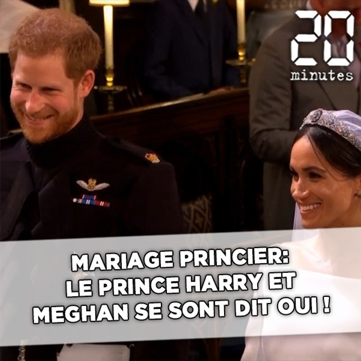 Mariage princier: Meghan Markle et le Prince Harry se sont dit oui !