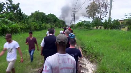 Tres supervivientes en el accidente aéreo en Cuba