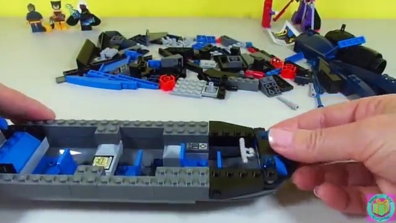 Lego X-Men vs. The Sentinel Play Doh Surprise Egg Building the Blackbird to save the day!