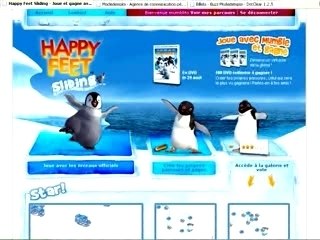 Exporter un jeu flash sur son blog : l'exemple Happy-Feet