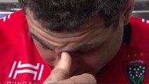 La réaction dépitée de Guilhem Guirado à la fin du match de barrage face à Lyon