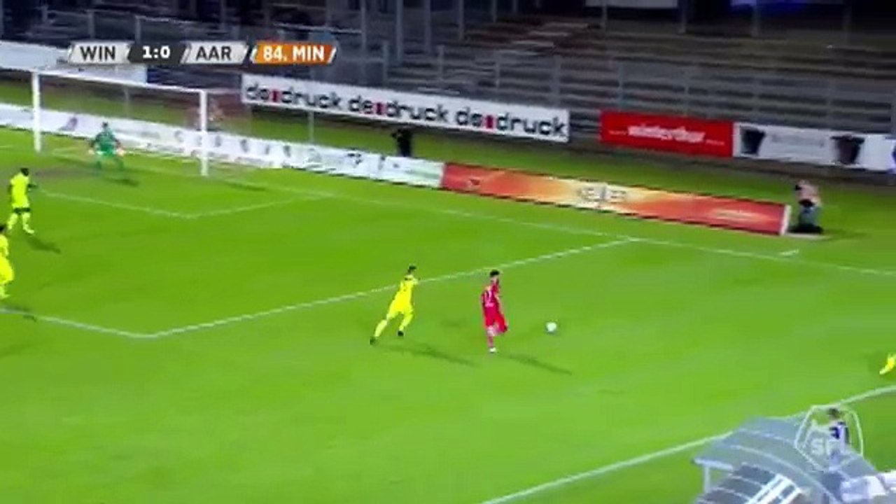 Winterthur 2:0 Aarau (Switzerland. Challenge League. 18 May 2018)