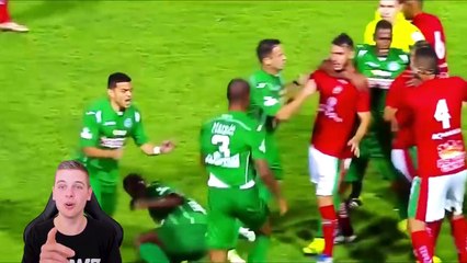 TOP 10 VOETBAL GEVECHTEN! SPELER VS SCHEIDS!!