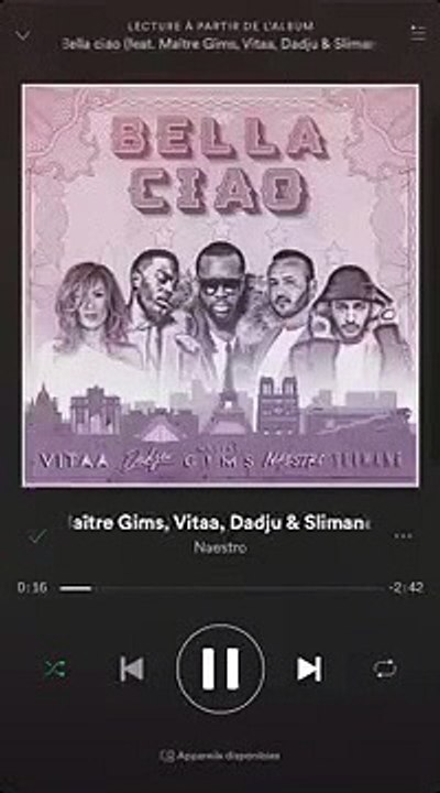 Bella Ciao - Naestro ft Maître Gims_ Vitaa_ Dadju & Slimane