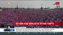 Miting sonrası iftar