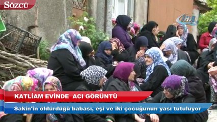 Katliam evinde acı görüntü