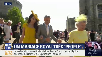 Скачать видео: George Clooney, le couple Beckham… le mariage très people du prince Harry et Meghan Markle