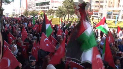 Binlerce vatandaş Kudüs için yürüdü