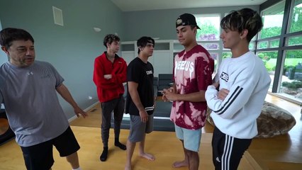 TEACHING OUR BABY BROTHER A BACKFLIP!