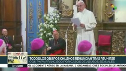 Chile: renuncian obispos tras reunión con el Papa Francisco