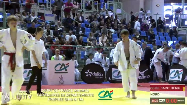 FINALES et PODIUMS - COUPE DE FRANCE MINIMES PAR EQUIPES DE DEPARTEMENTS TROPHEE SHIN GI TAI CREDIT AGRICOLE 2018 (107)