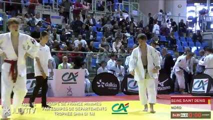 FINALES et PODIUMS - COUPE DE FRANCE MINIMES PAR EQUIPES DE DEPARTEMENTS TROPHEE SHIN GI TAI CREDIT AGRICOLE 2018 (107)