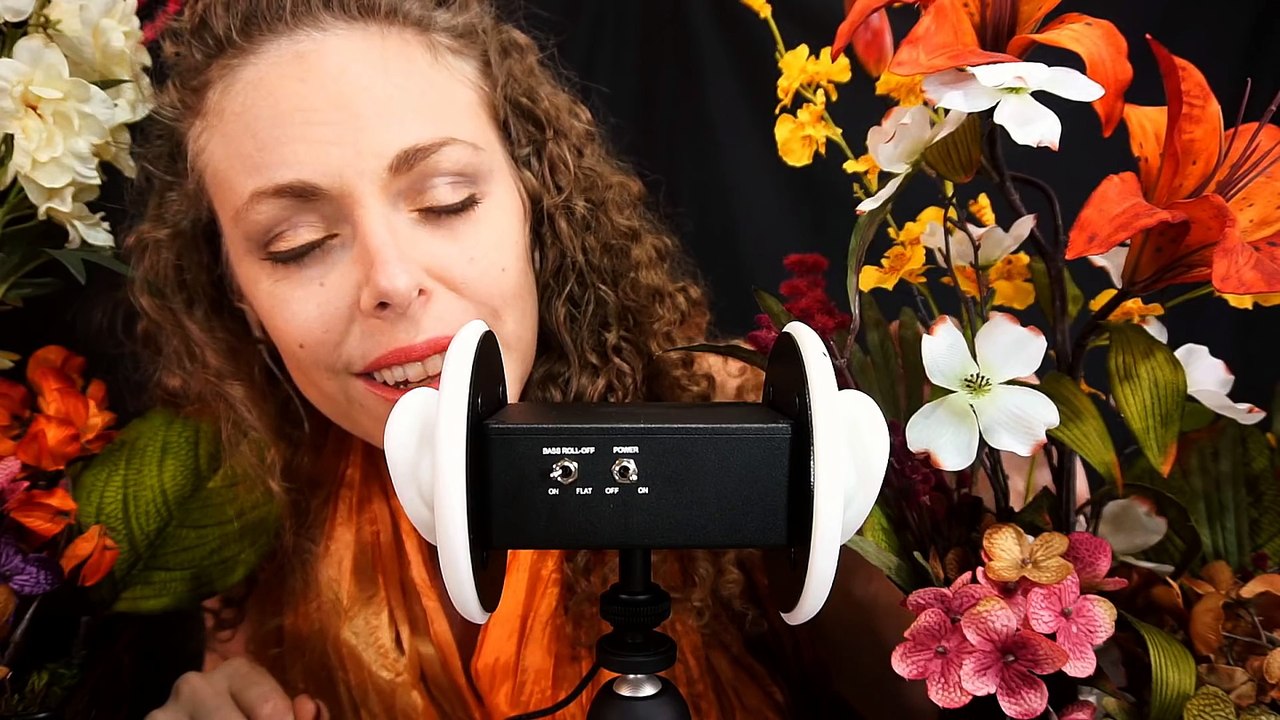 ♥ ASMR Whisper, Tapping, 3Dio Ear Massage ♥ Thanksgiving Trigger Assortment for Relaxation & Sleep