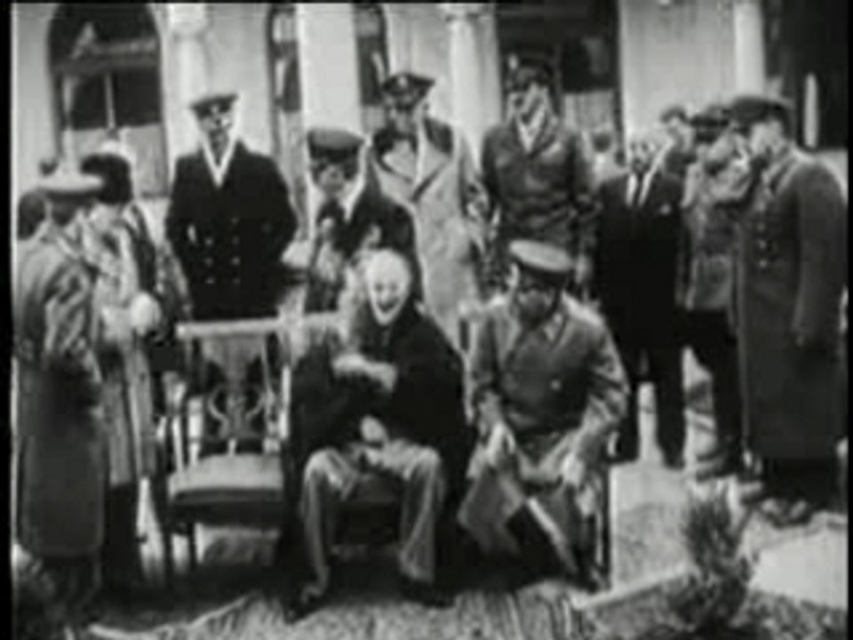 1945 Yalta - Churchill, Roosevelt Et Staline