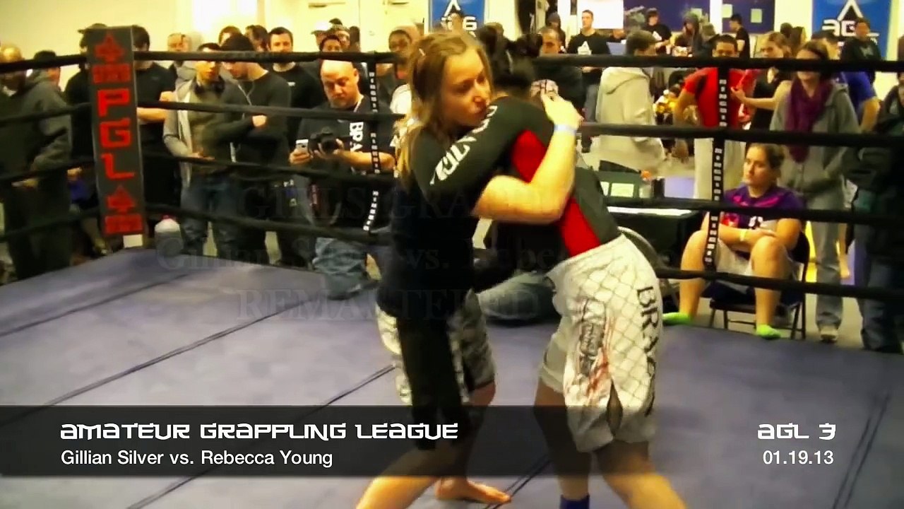GIRLS GRAPPLING Gillian Silver vs Rebecca Young REMASTERED Classic Amateur Grappling League - AGL 3-011913 - Women No-Gi BJJ