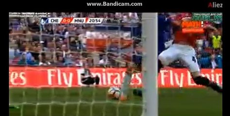 Penalty Goal Hazard (1-0) Chelsea vs Manchester United