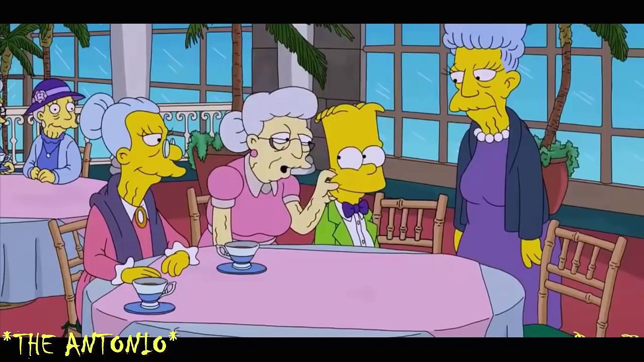 LOS SIMPSON - Bart se aprovecha de ancianas - (HD) CAPITULO ESPAÑOL