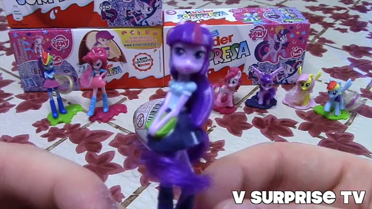 My little PONY MLP | Equestria Girls Full set Kinder surprise | Huevos Oeufs Ovetti sorpresa