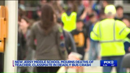 New Jersey Middle School Mourns Deaths of Teacher, Classmate Day After Bus Crash